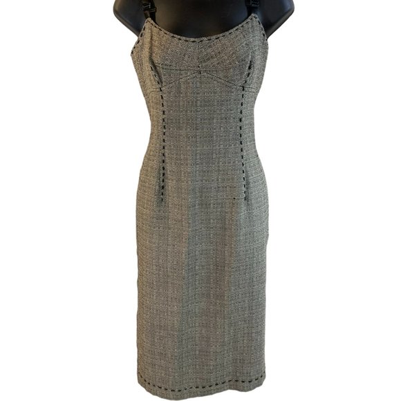 Alberta Ferretti Tweed Dress - Size 14 (fits more like a 10) - Picture 1 of 16